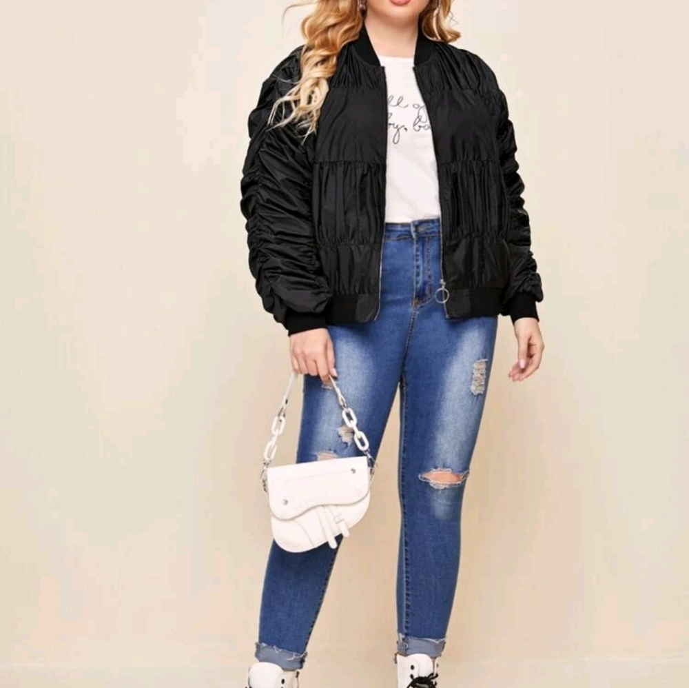 shein bomber jacket